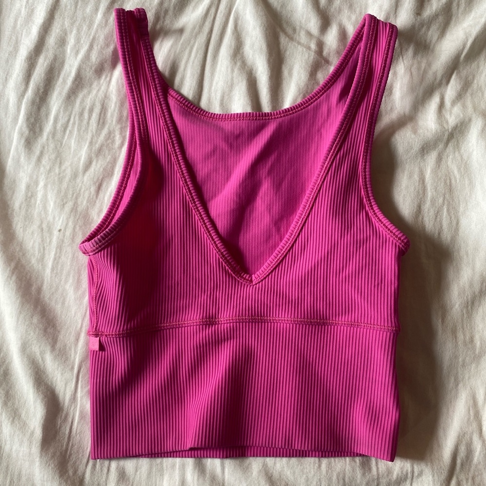 pink lululemon workout tank - Picture 2 of 2